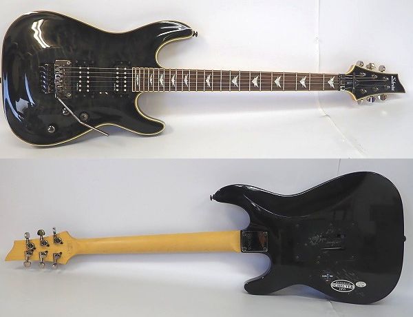 実際に弊社で買取させて頂いた★SCHECTER/シェクター OMEN EXTREM/オーメン・エクストリーム AD-OM-FR-EXT/STBK ソフトケース付の画像 1枚目