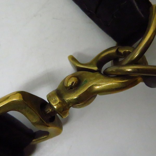 実際に弊社で買取させて頂いたDaniel&Bob/ダニエル＆ボブ JASMINE ジャスミン クロコ型押しレザー 2WAY ショルダーバックの画像 7枚目