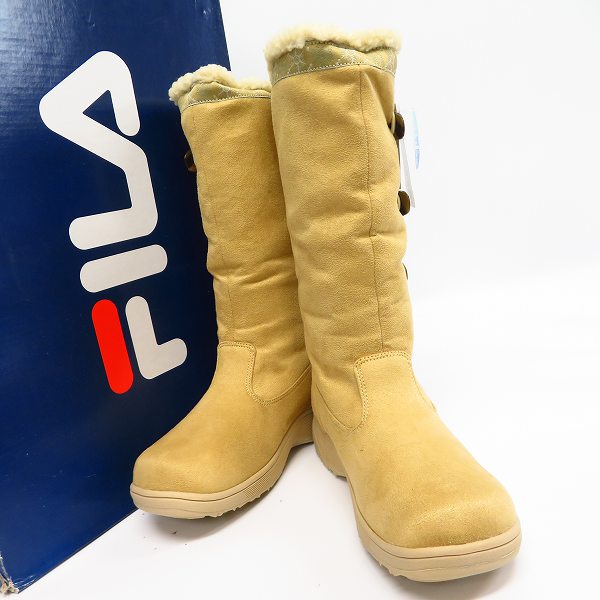 実際に弊社で買取させて頂いたFILA/フィラ ブーツ 裏ボア レディース ベージュ/S