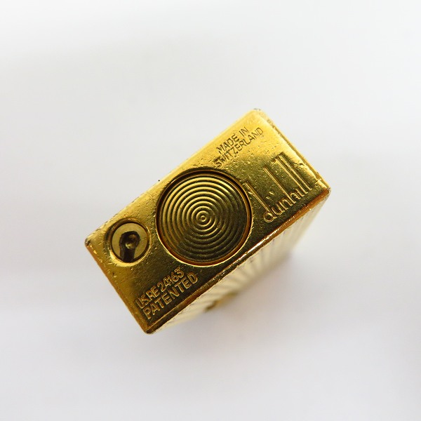 実際に弊社で買取させて頂いたdunhill/ダンヒル スリム ローラー ガスライター ゴールドの画像 3枚目