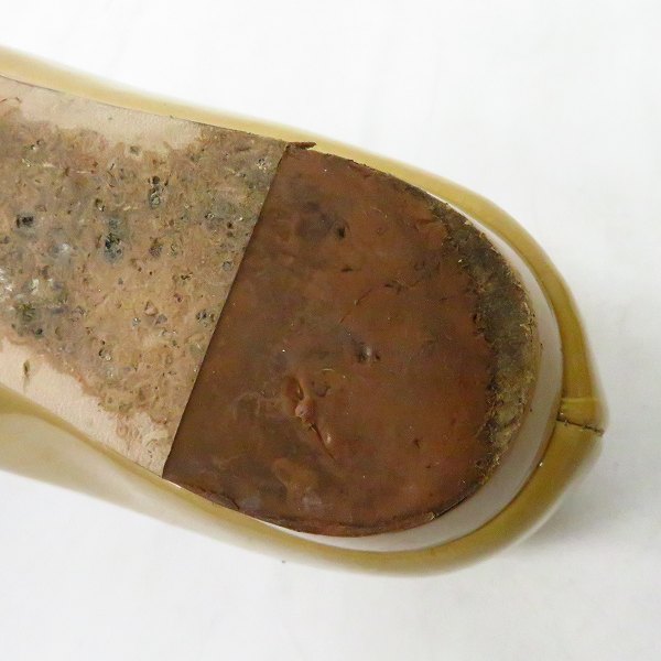 実際に弊社で買取させて頂いたJIMMY CHOO/ジミーチュウ オープントゥ パンプス/フラットシューズ ビジュー 36/2点セットの画像 3枚目