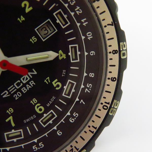 実際に弊社で買取させて頂いたLUMINOX/ルミノックス Recon/リーコン Nav Spc 8830 Series クォーツ腕時計 Ref.8831RH.JLの画像 4枚目