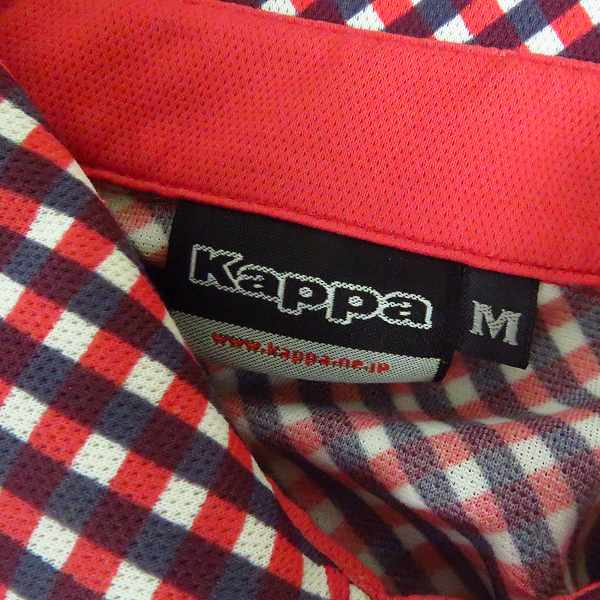 実際に弊社で買取させて頂いたadidas/アディダス kappa/カッパ PUMA/プーマ他 ゴルフウェア チェック/フラワー柄等 ポロシャツ/S/M 5点セットの画像 2枚目