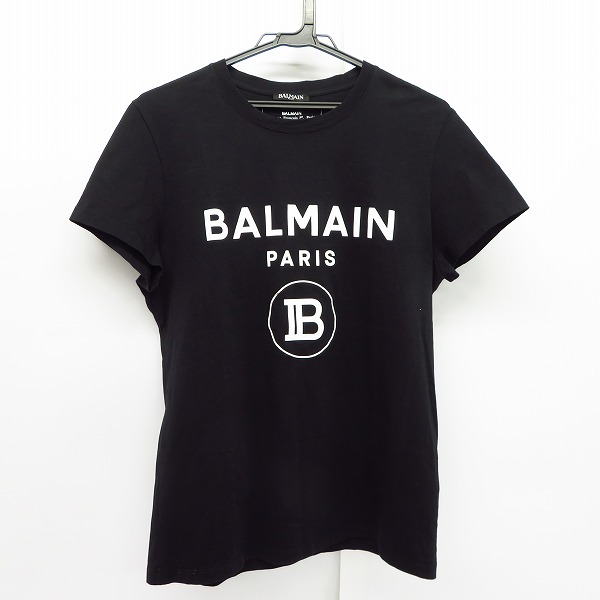 実際に弊社で買取させて頂いた【JPタグ】BALMAIN/バルマン 19SS  ロゴ 半袖 Tシャツ SH01601I192/M