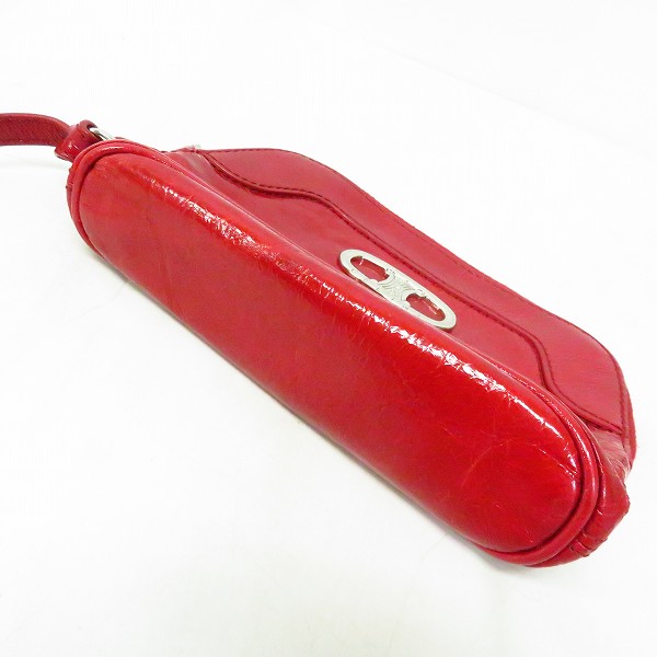 実際に弊社で買取させて頂いたCELINE/セリーヌ ブラゾン ロゴプレート エナメルポーチの画像 2枚目