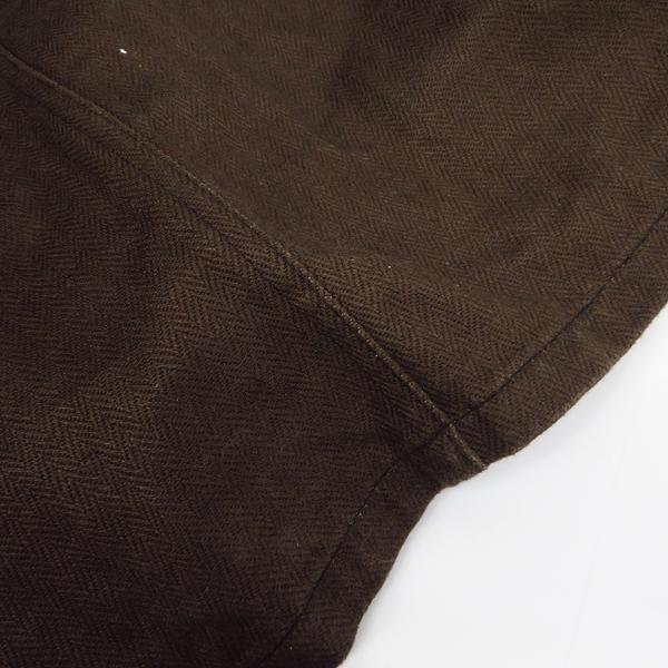 実際に弊社で買取させて頂いたSUGAR CANE/シュガーケーン MISTER FREEDOM 15oz HERRINGBONE VESTE BELLEVILLE カバーオールジャケット SC14243/42の画像 5枚目