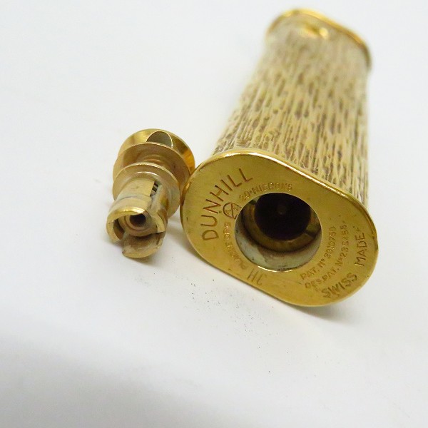 実際に弊社で買取させて頂いたdunhill/ダンヒル サイドローラーガスライター ゴールドの画像 2枚目