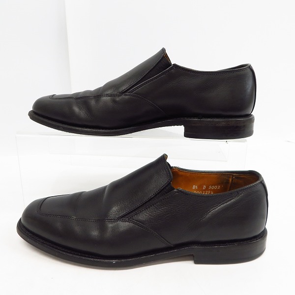 実際に弊社で買取させて頂いたAllen Edmonds/アレンエドモンズ レザー シューズ/スリッポン ブラック 8.5Dの画像 3枚目