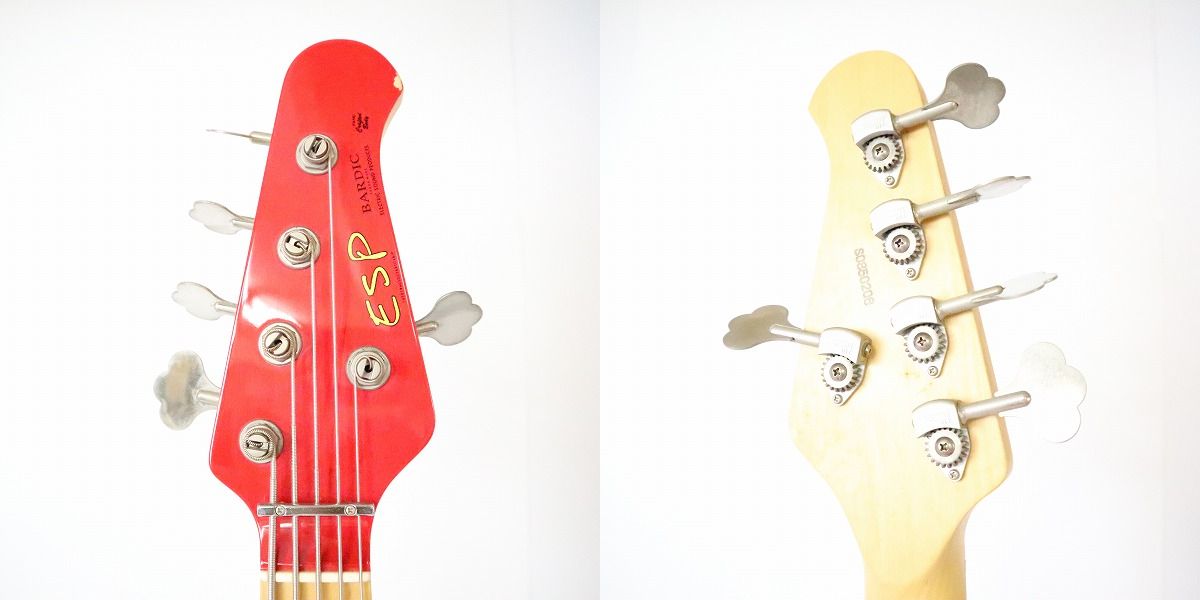 実際に弊社で買取させて頂いた★ESP/イーエスピー Bardic バーディック L’Arc～en～Ciel tetsuyaモデル 5弦 エレキベース 動作確認済みの画像 3枚目