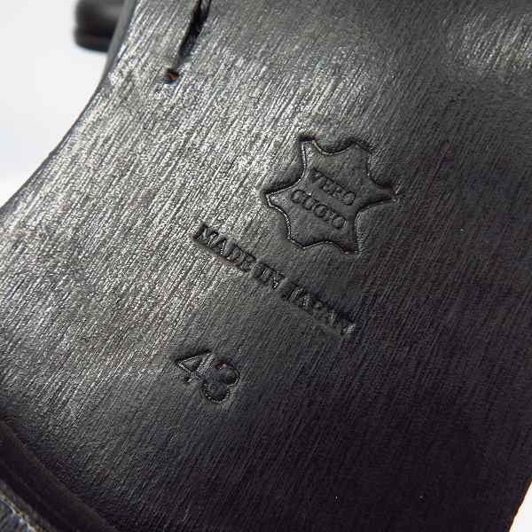 実際に弊社で買取させて頂いたPADRONE×EDIFICE/パドローネ×エディフィス バックジップ チャッカーブーツ 43の画像 5枚目