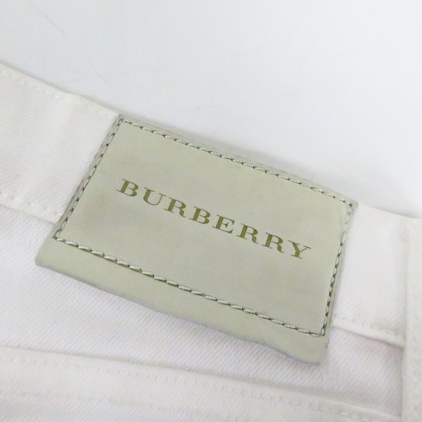 実際に弊社で買取させて頂いたBURBERRY London England/バーバリー ホワイトデニムパンツ/32の画像 8枚目