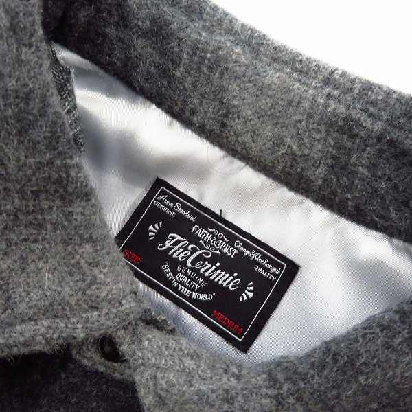 実際に弊社で買取させて頂いたCrimie/クライミー  チェーンステッチ ウールシャツ/Mの画像 2枚目