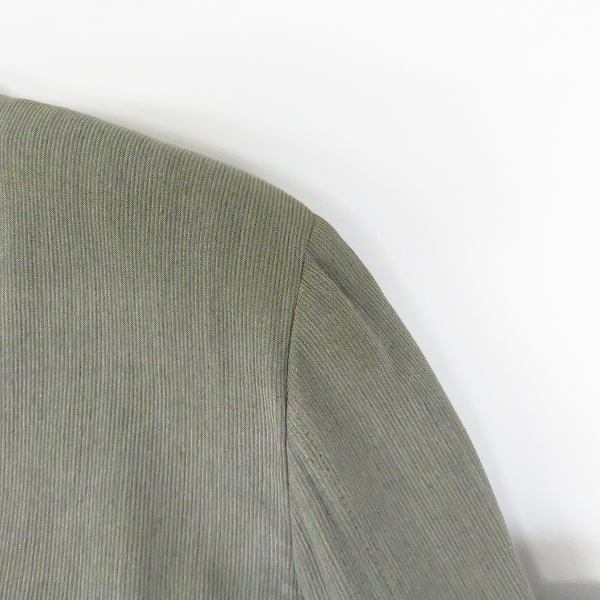 実際に弊社で買取させて頂いたGIORGIO ARMANI/ジョルジオアルマーニ 1Bテーラードジャケット/スラックスパンツ セットアップ グレー/52の画像 5枚目
