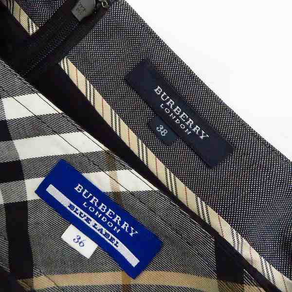 実際に弊社で買取させて頂いたBURBERRY BLUE LABEL/バーバリー ブルーレーベル LONDON/ロンドン スカート２点セットの画像 2枚目