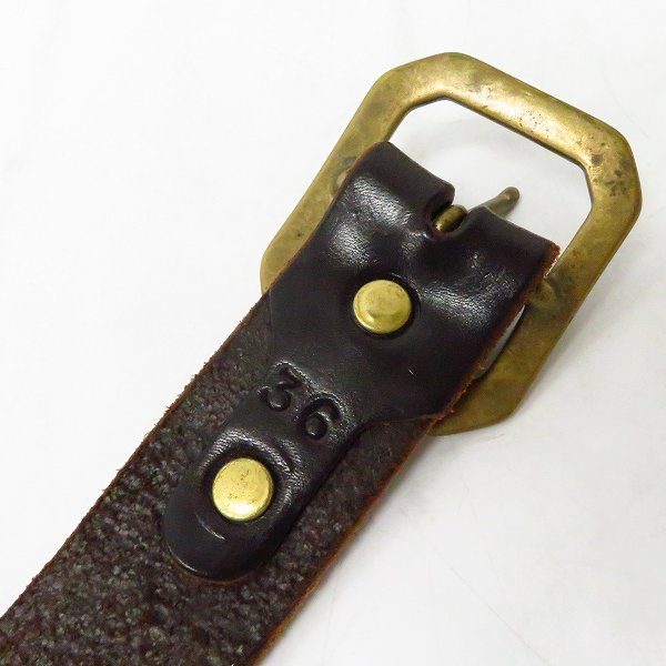 実際に弊社で買取させて頂いたハーレーダビッドソン/ブランド不明 スタッズ レザーベルト 他 3点セットの画像 4枚目