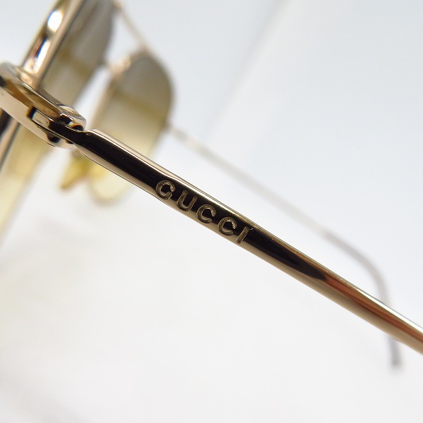 実際に弊社で買取させて頂いたGUCCI/グッチ サングラス ティアドロップ GG1287/N/S T5Sの画像 6枚目