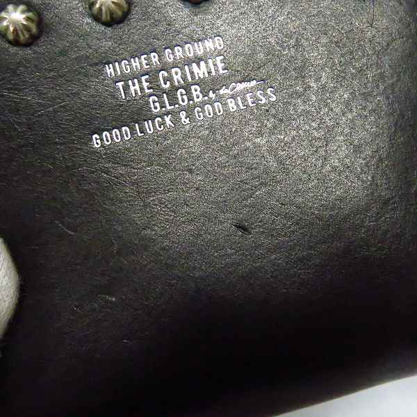 実際に弊社で買取させて頂いたTHE CRIMIE/クライミー レザー財布/ウォレット L字ファスナー スタッズの画像 6枚目