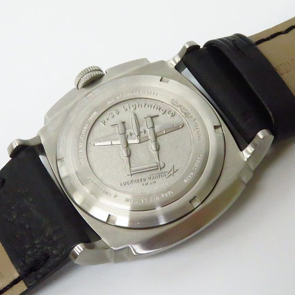 実際に弊社で買取させて頂いたLUMINOX/ルミノックス P-38 LIGHTNING™ GMT 9420 SERIES/Ref.9421 ウォッチ/腕時計の画像 3枚目