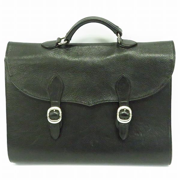 インボイス/原本】CHROME HEARTS/クロムハーツ BRIEFCASE NH レザー