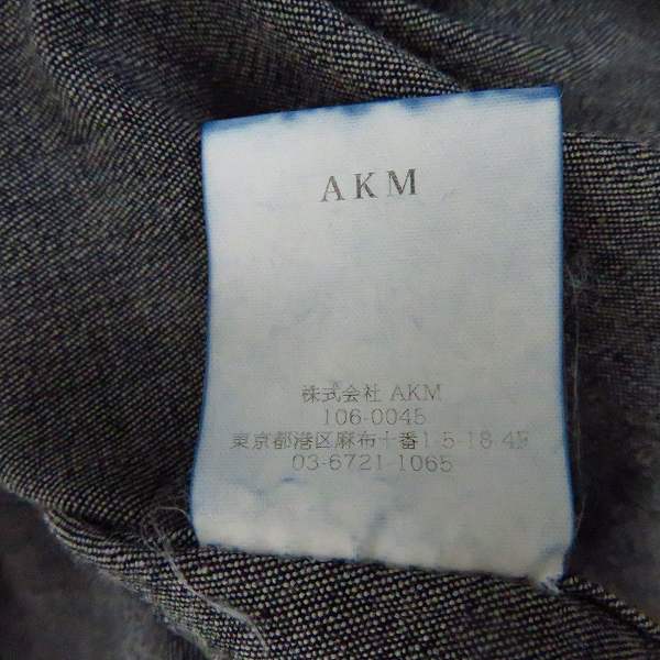 実際に弊社で買取させて頂いたAKM/エーケーエム DENIM WESTERN SHIRTS デニムシャツ S109 CNU151/Sの画像 4枚目