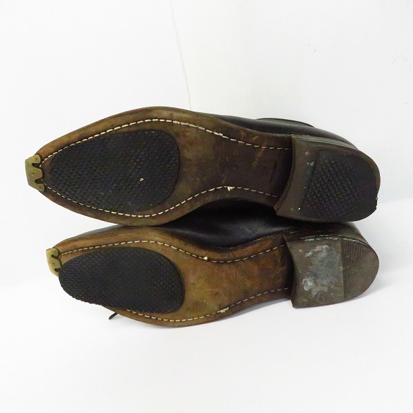 実際に弊社で買取させて頂いたMIHARA YASUHIRO/ミハラヤスヒロ サイドジップレーズアップレザーブーツ/27の画像 2枚目