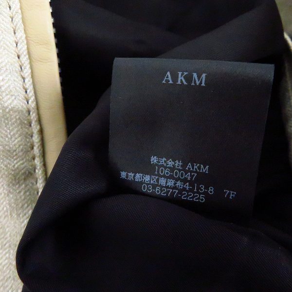 実際に弊社で買取させて頂いたAKM/エーケーエム STAND TRACK トラックジャケット ブルゾン B310/SPの画像 4枚目