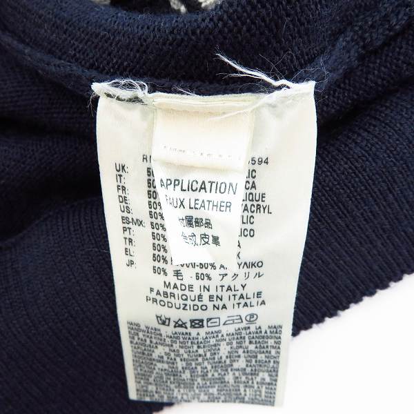 実際に弊社で買取させて頂いたDIESEL BLACK GOLD/ディーゼルブラックゴールド 総柄ウールセーター/Mの画像 3枚目