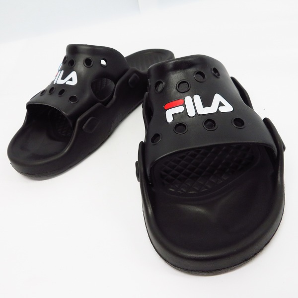 実際に弊社で買取させて頂いた【未使用】FILA/フィラ 90s JUICE/ジュース サンダル ブラック 7AJPS3876/25.0