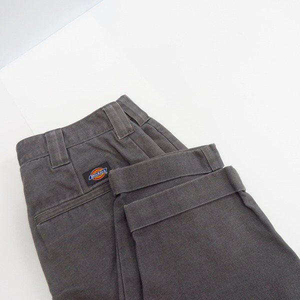 実際に弊社で買取させて頂いたDickies/ディッキーズ クロップドパンツ グレー系 Sの画像 6枚目