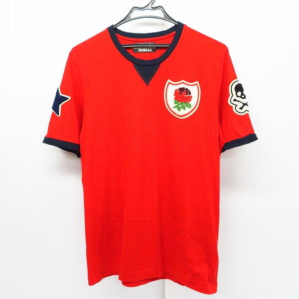 実際に弊社で買取させて頂いたHYDROGEN BRONZAJI/ハイドロゲンブロンサージ パイルワッペンデザイン 半袖Tシャツ/L