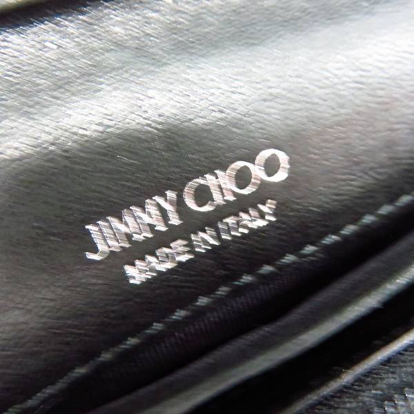 実際に弊社で買取させて頂いたJIMMY CHOO/ジミーチュウ NINO スタースタッズ レザー長財布の画像 6枚目