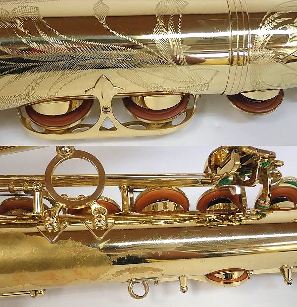 実際に弊社で買取させて頂いた★SELMER/セルマー テナーサックス SERIE Ⅲ/シリーズ3 彫刻有り 71万台 ハードケース付 の画像 6枚目