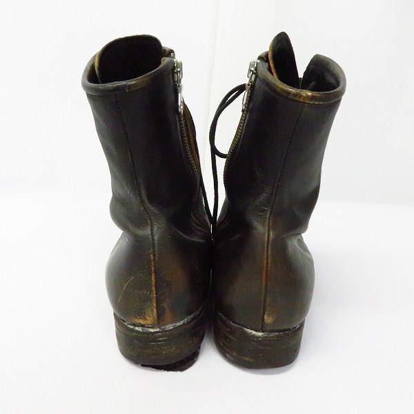 実際に弊社で買取させて頂いたMIHARA YASUHIRO/ミハラヤスヒロ サイドジップレーズアップレザーブーツ/27の画像 1枚目
