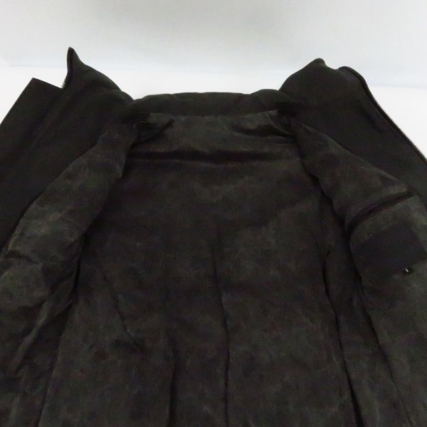 実際に弊社で買取させて頂いたBACKLASH/バックラッシュ ドイツカーフ ホワイトグースダウン レザー ダウンジャケット 1364-02/Sの画像 5枚目