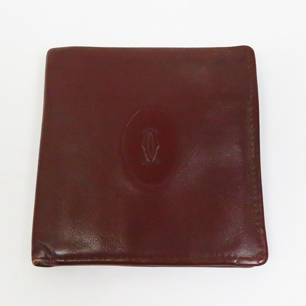 実際に弊社で買取させて頂いたCartier/カルティエ 二つ折り財布/ウォレット