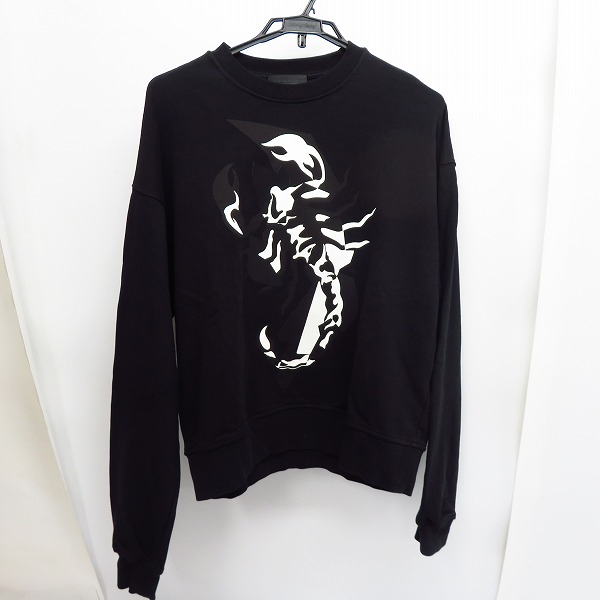 実際に弊社で買取させて頂いたDIESEL BLACK GOLD/ディーゼルブラックゴールド パッチ/プリント トレーナー/S