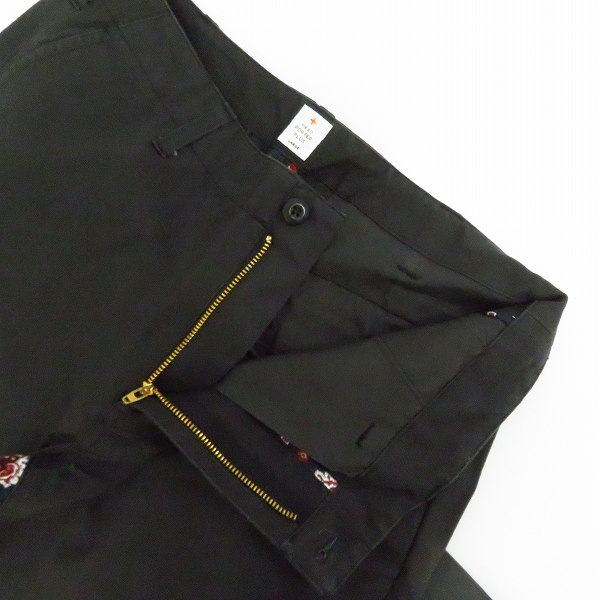 実際に弊社で買取させて頂いた【未使用】HEAD PORTER PLUS/ヘッドポータープラス ペイズリー柄 切替チノパンツ/Lの画像 2枚目