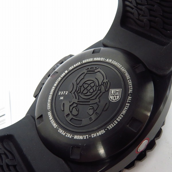 実際に弊社で買取させて頂いたLUMINOX/ルミノックス DEEP DIVE AUTOMATIC 1500 SERIES/ディープダイブオートマチック 1511の画像 3枚目