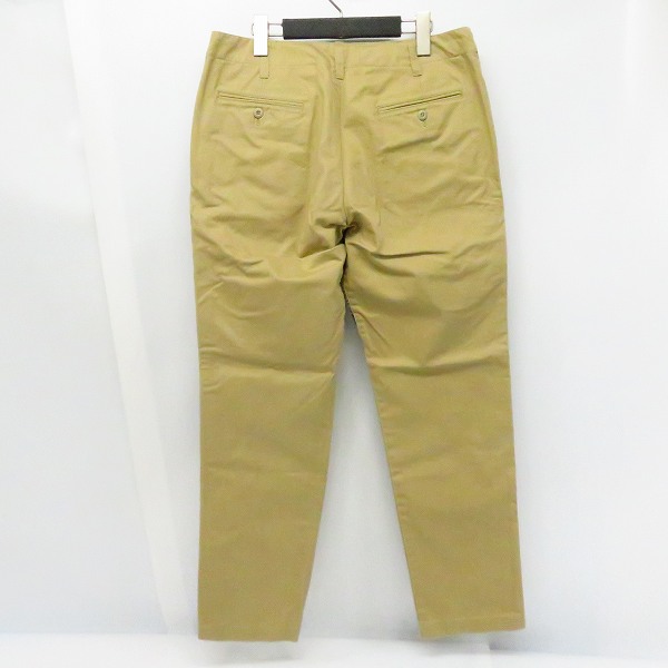 実際に弊社で買取させて頂いた【未使用】HEAD PORTER PLUS/ヘッドポータープラス ペイズリー切替 チノパンツ ベージュ/Lの画像 1枚目