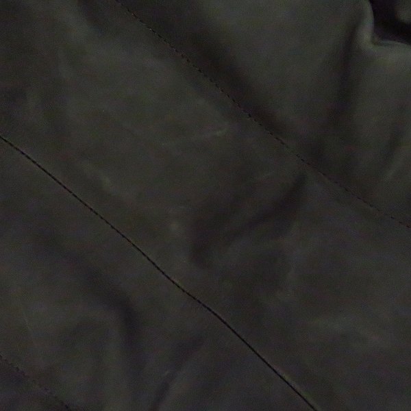 実際に弊社で買取させて頂いたBACKLASH/バックラッシュ ドイツカーフ ホワイトグースダウン レザー ダウンジャケット 1364-02/Sの画像 4枚目