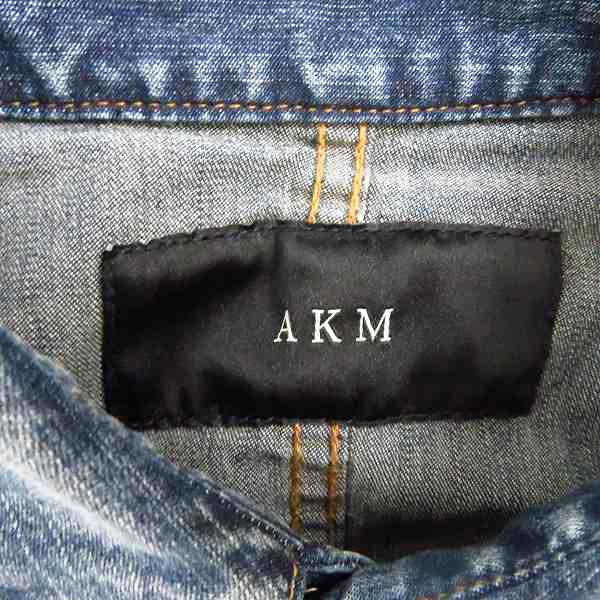 実際に弊社で買取させて頂いたAKM/エーケーエム DENIM WESTERN SHIRTS デニムシャツ S093 CNU143/Sの画像 2枚目