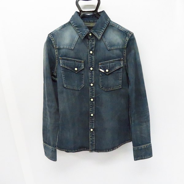 実際に弊社で買取させて頂いたAKM/エーケーエム DENIM WESTERN SHIRTS デニムシャツ S093 CNU143/S