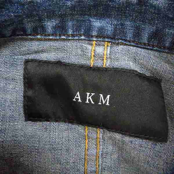 実際に弊社で買取させて頂いたAKM/エーケーエム DENIM WESTERN SHIRTS デニムシャツ S109 CNU151/Sの画像 2枚目