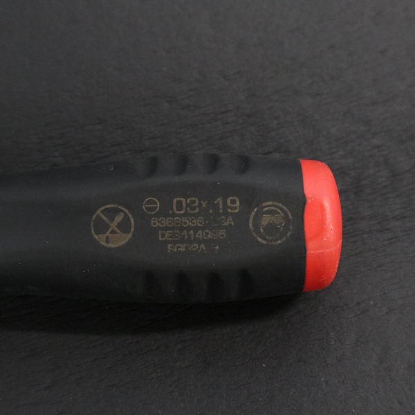 実際に弊社で買取させて頂いたSnap-on/スナップオン DE3414095 03×19 マイナスドライバーの画像 1枚目