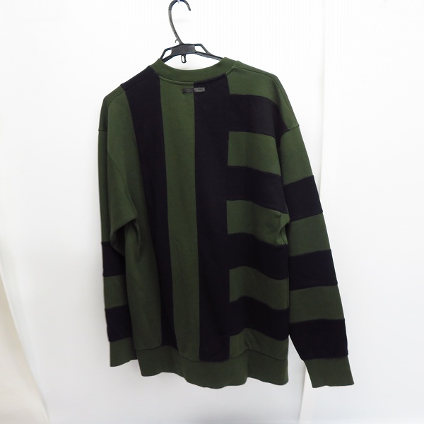 実際に弊社で買取させて頂いたDIESEL BLACK GOLD/ディーゼルブラックゴールド マルチライン スウェットトレーナー/Lの画像 1枚目