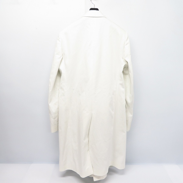 実際に弊社で買取させて頂いたDRIES VAN NOTEN/ドリス ヴァンノッテン コットン地 ロングコート ホワイト Size：50の画像 1枚目