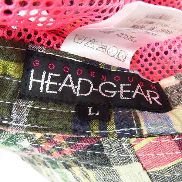 実際に弊社で買取させて頂いたGOODENOUGH HEADGEAR/グッドイナフ パッチワークベンチレーションハット/ブーニーハット/L/2点セットの画像 3枚目
