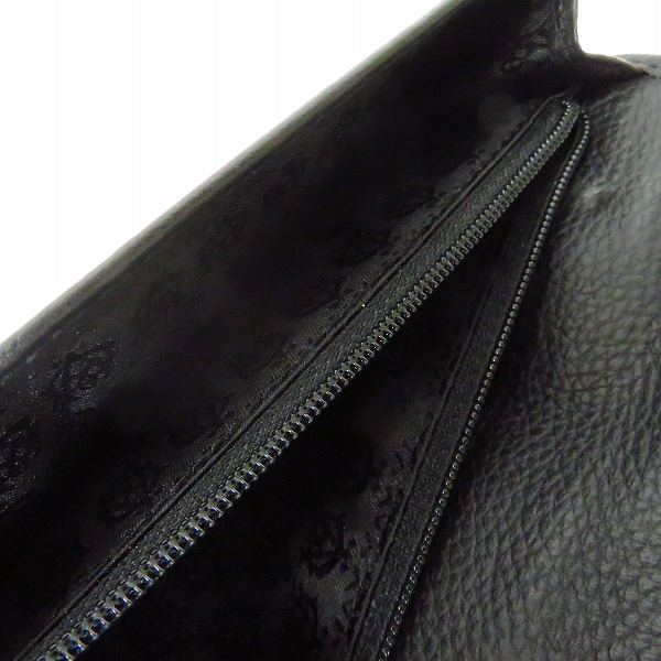 実際に弊社で買取させて頂いたdunhill/ダンヒル ロゴ総柄 レザー二つ折り長財布の画像 5枚目