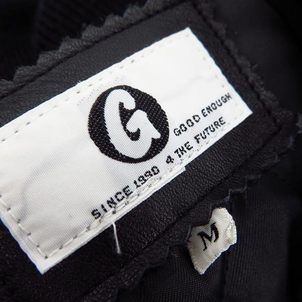 実際に弊社で買取させて頂いたGOODENOUGH/グッドイナフ 1st 袖レザースタジャン/Mの画像 2枚目