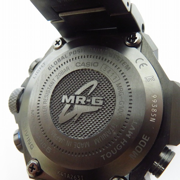 実際に弊社で買取させて頂いた【保証期間内】G-SHOCK/Gショック MR-G GPSハイブリッド 電波ソーラー 腕時計 MRG-G1000B-1AJRの画像 4枚目